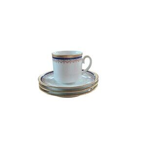 Tirschenreuth Demitasse Cup and Saucer set of 3